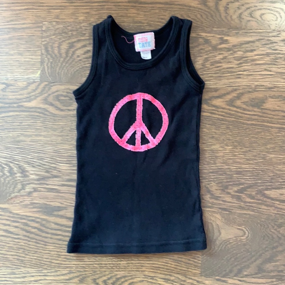 Milly & Tate peace sign tank. Size 3T/4T